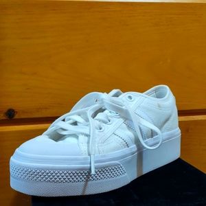 Adidas Nizza Triple White Women's Size 6½